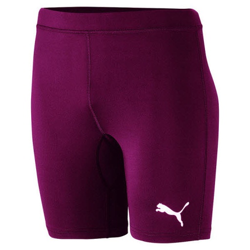 Puma teamLIGA Baselayer Funktionsshorts dunkelrot 