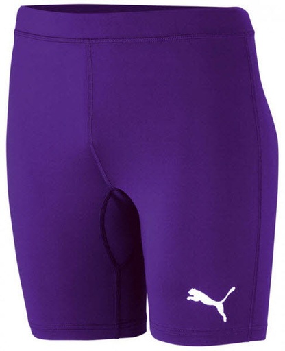 Puma teamLIGA Baselayer Funktionsshorts lila 