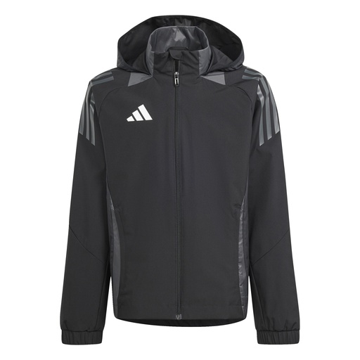 adidas Tiro 24 Competition Allwetterjacke schwarz Kinder