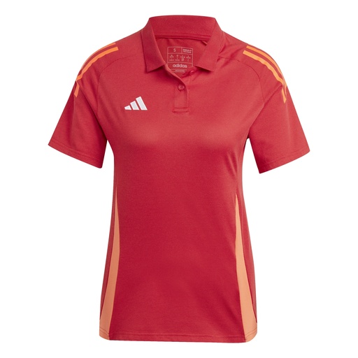 adidas Tiro 24 Competition Poloshirt rot Damen
