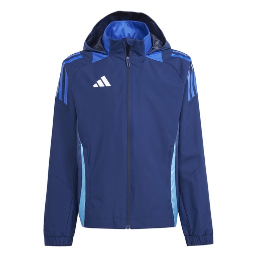 adidas Tiro 24 Competition Allwetterjacke dunkelblau Kinder