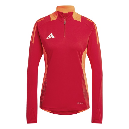 adidas Tiro 24 Competition Zip-Trainingstop rot Damen