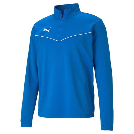 Puma teamRISE 1/4 Zip Trainingspullover blau