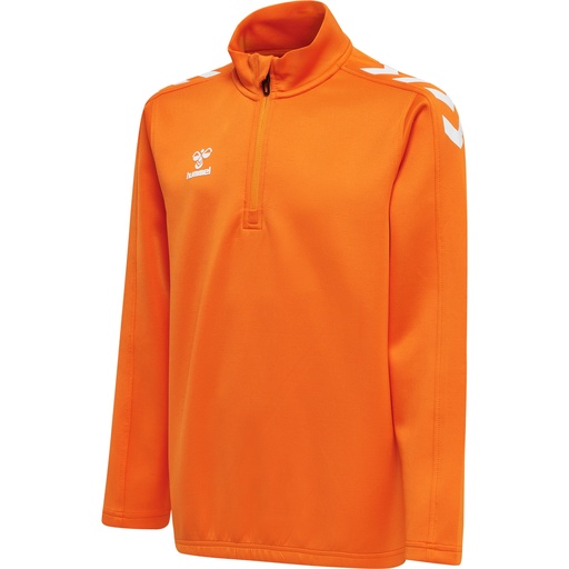 Hummel Core XK 1/2 Reißverschluss Poly Trainingstop orange Kinder