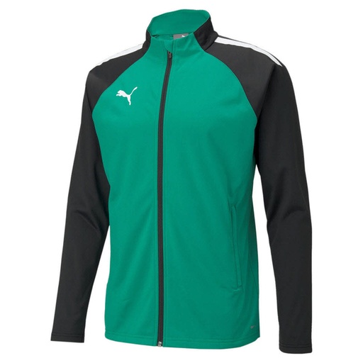 Puma teamLIGA Sideline Trainingsjacke grün Kinder