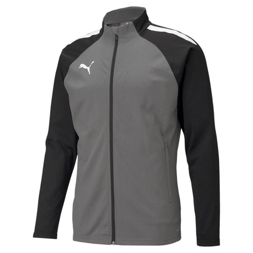 Puma teamLIGA Sideline Trainingsjacke grau Kinder