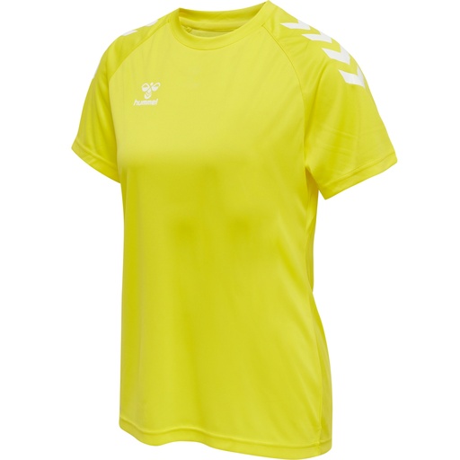 Hummel Core XK Poly T-Shirt gelb Damen