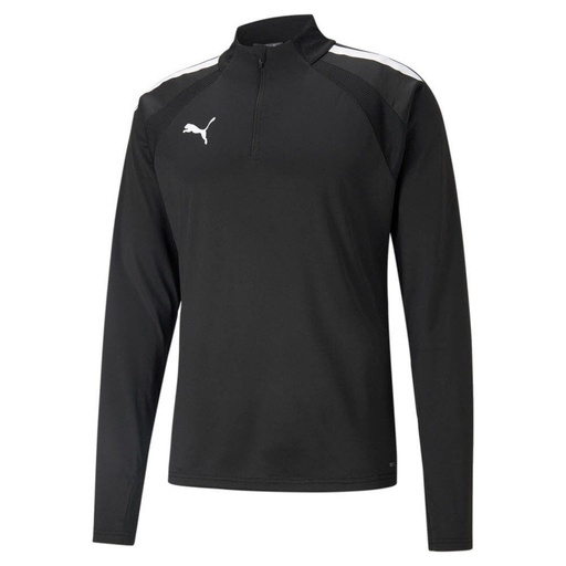 Puma teamLIGA Trainingspullover 1/4 Zip schwarz Kinder