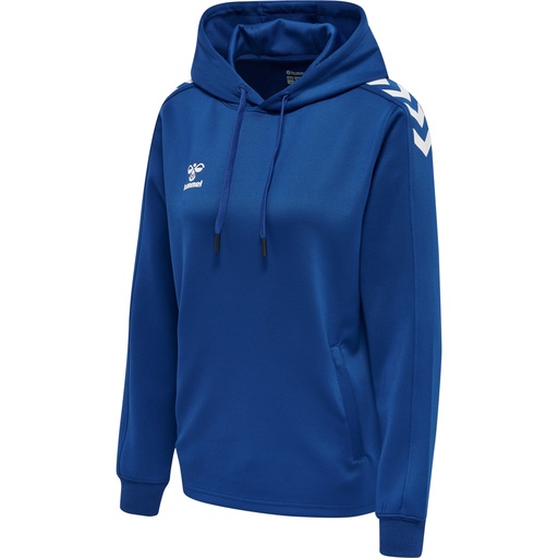 Hummel Core XK Poly Kapuzenpullover blau Damen