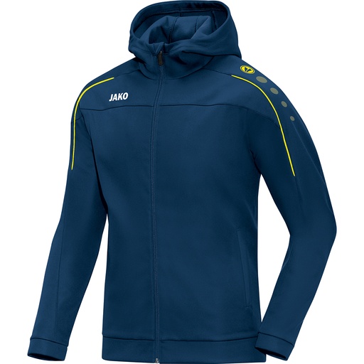 Jako Kapuzenjacke Classico nightblue-citro