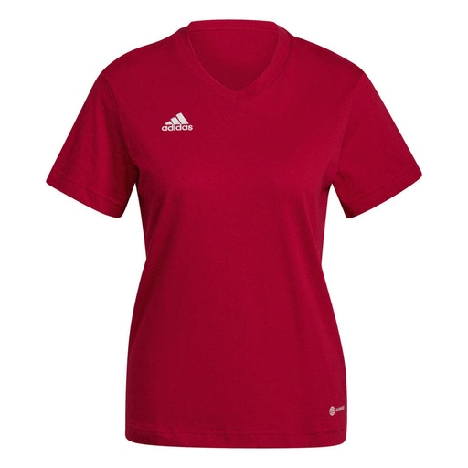 adidas Entrada 22 T-Shirt rot Damen