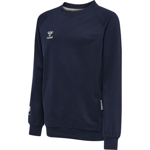 Hummel Move Grid Cotton Sweatshirt dunkelblau Kinder