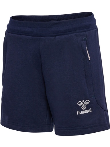 Hummel Move Grid Cotton Shorts dunkelblau Kinder