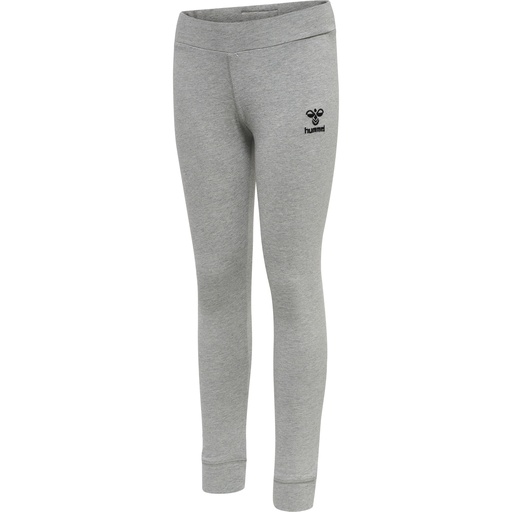 Hummel Move Grid Cotton Leggings grau Kinder