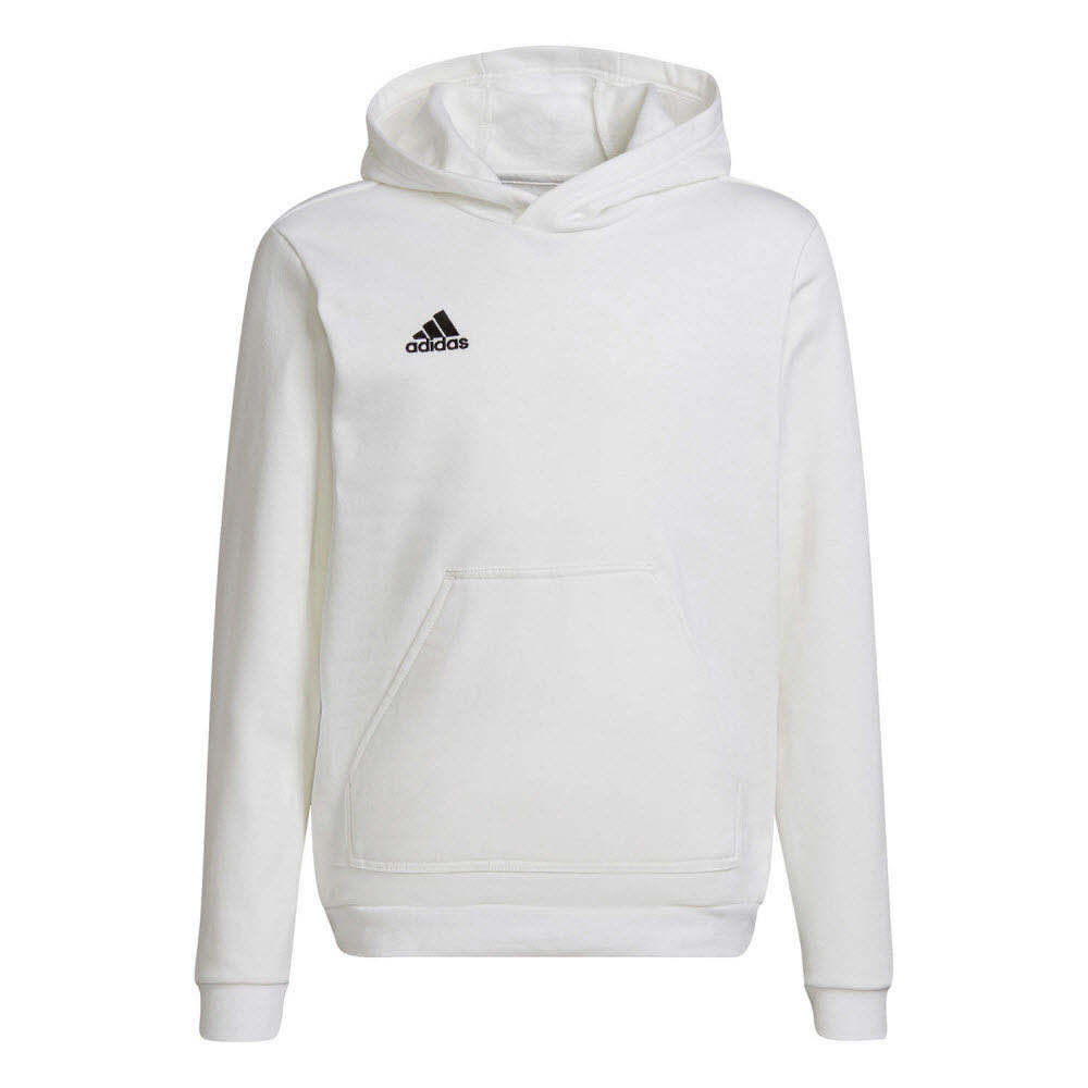 adidas Entrada 22 Kapuzenpullover weiB Kinder Sporthaus Gosch