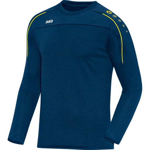 Jako Trainingspullover Classico nightblue-citro Kinder